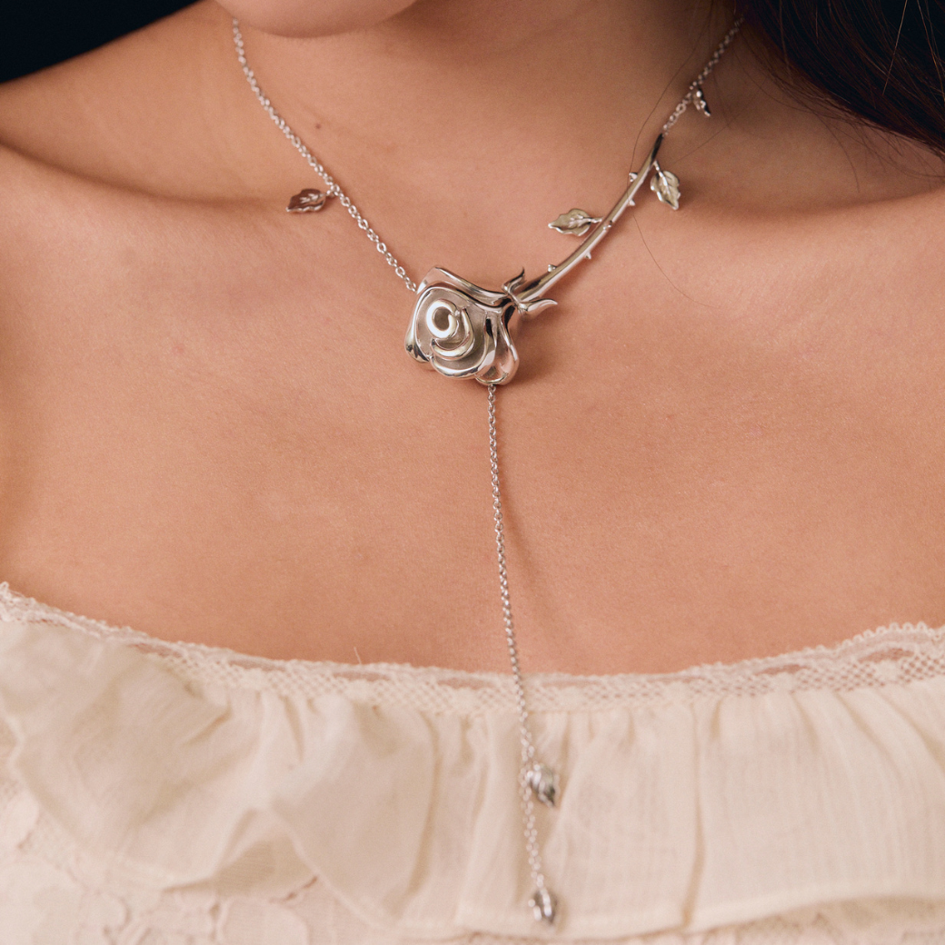 Rosy Rose Necklace PREORDER