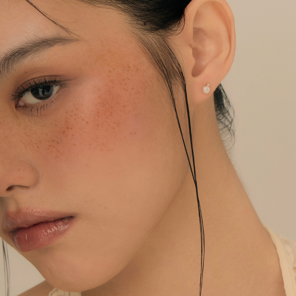 Pearl Diamond Piercing