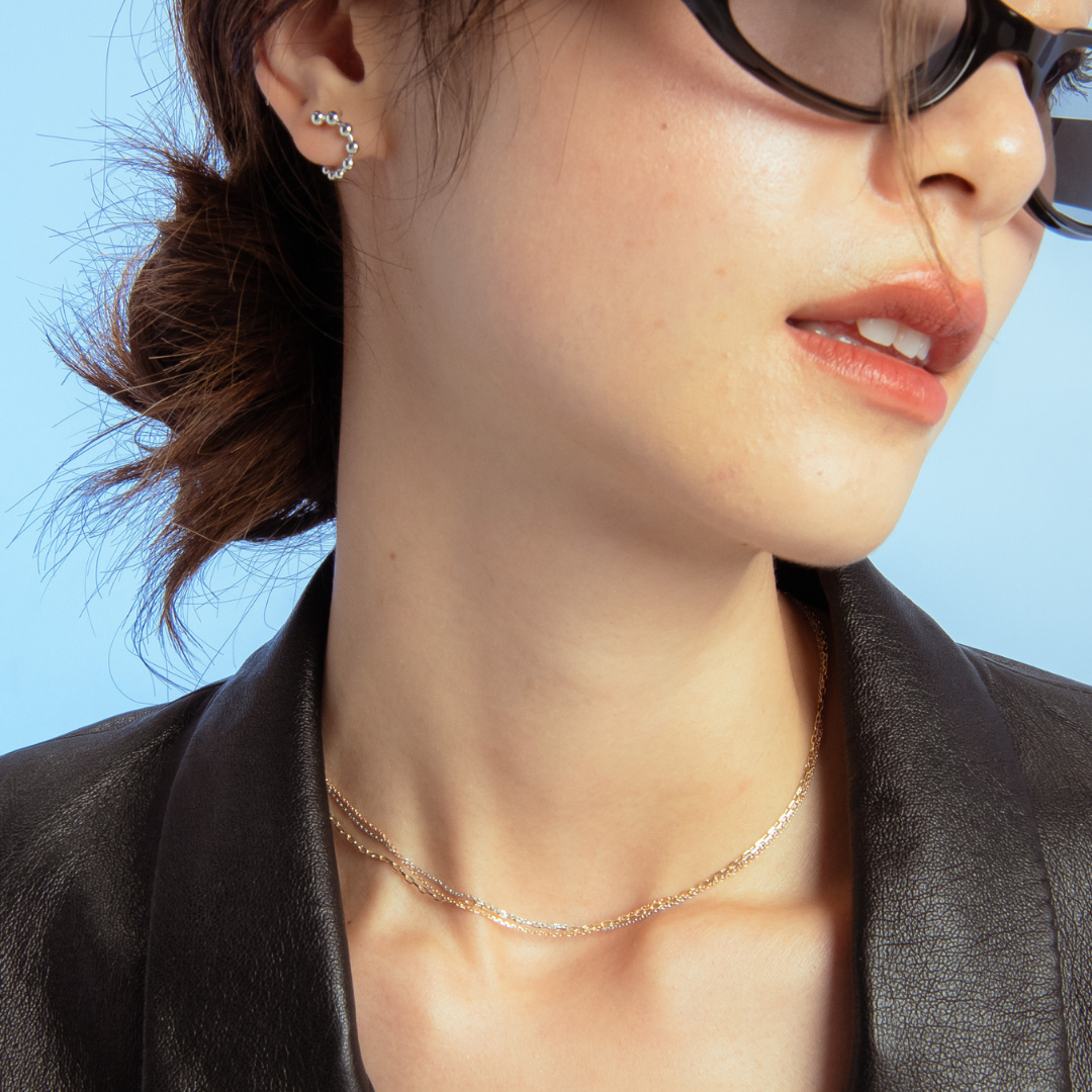 Two Color Chain Necklace