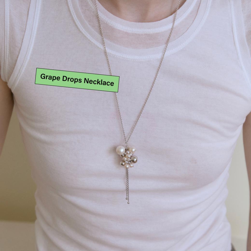 Grape Drop Necklace