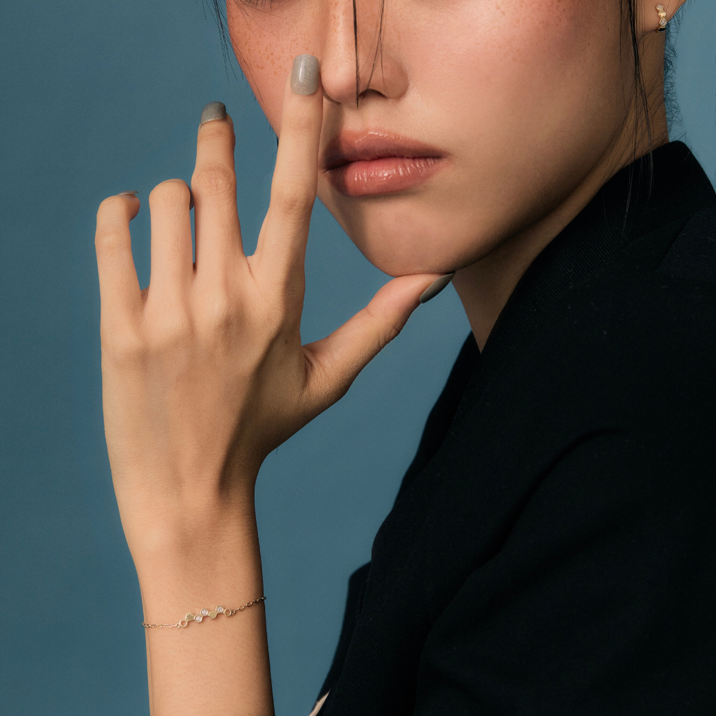 Honeycomb Gold Bracelet