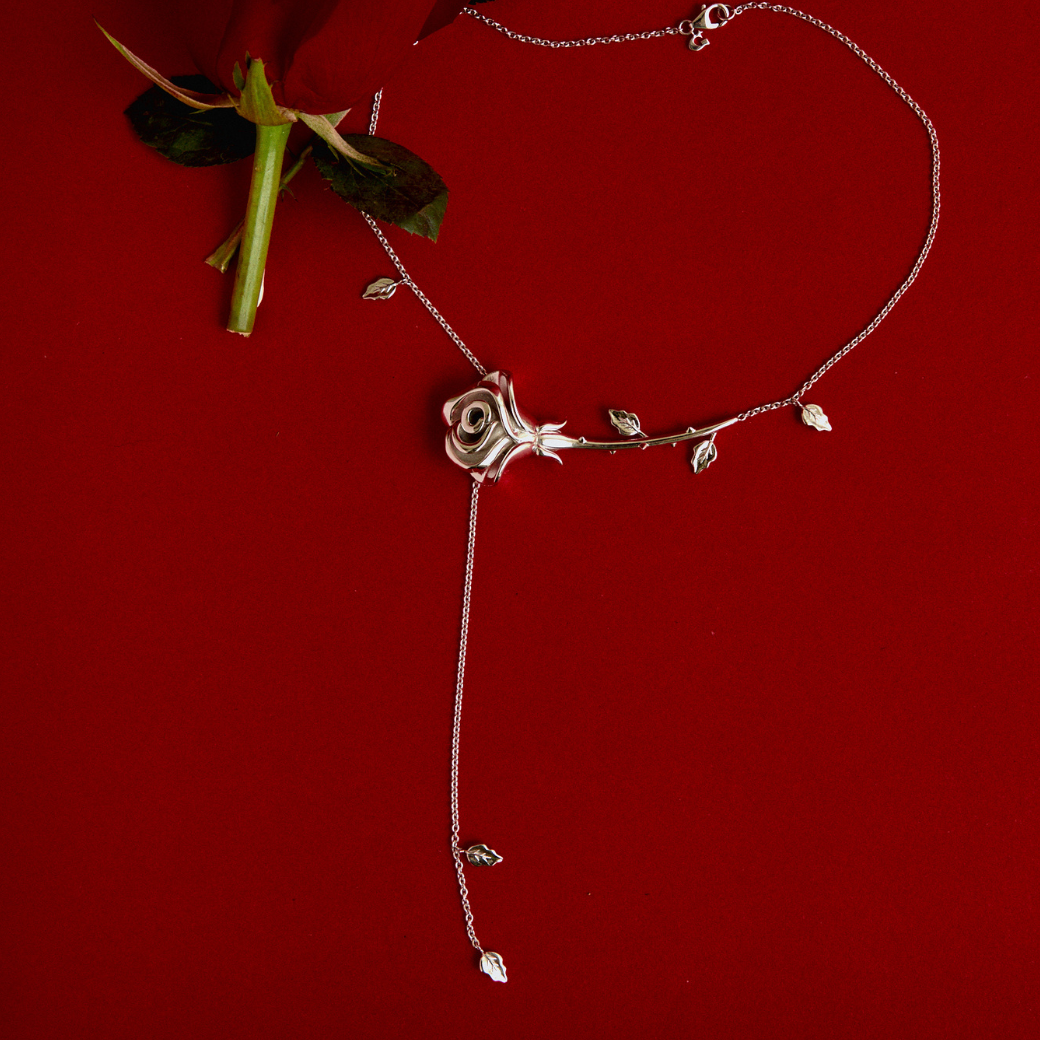 Rosy Rose Necklace PREORDER