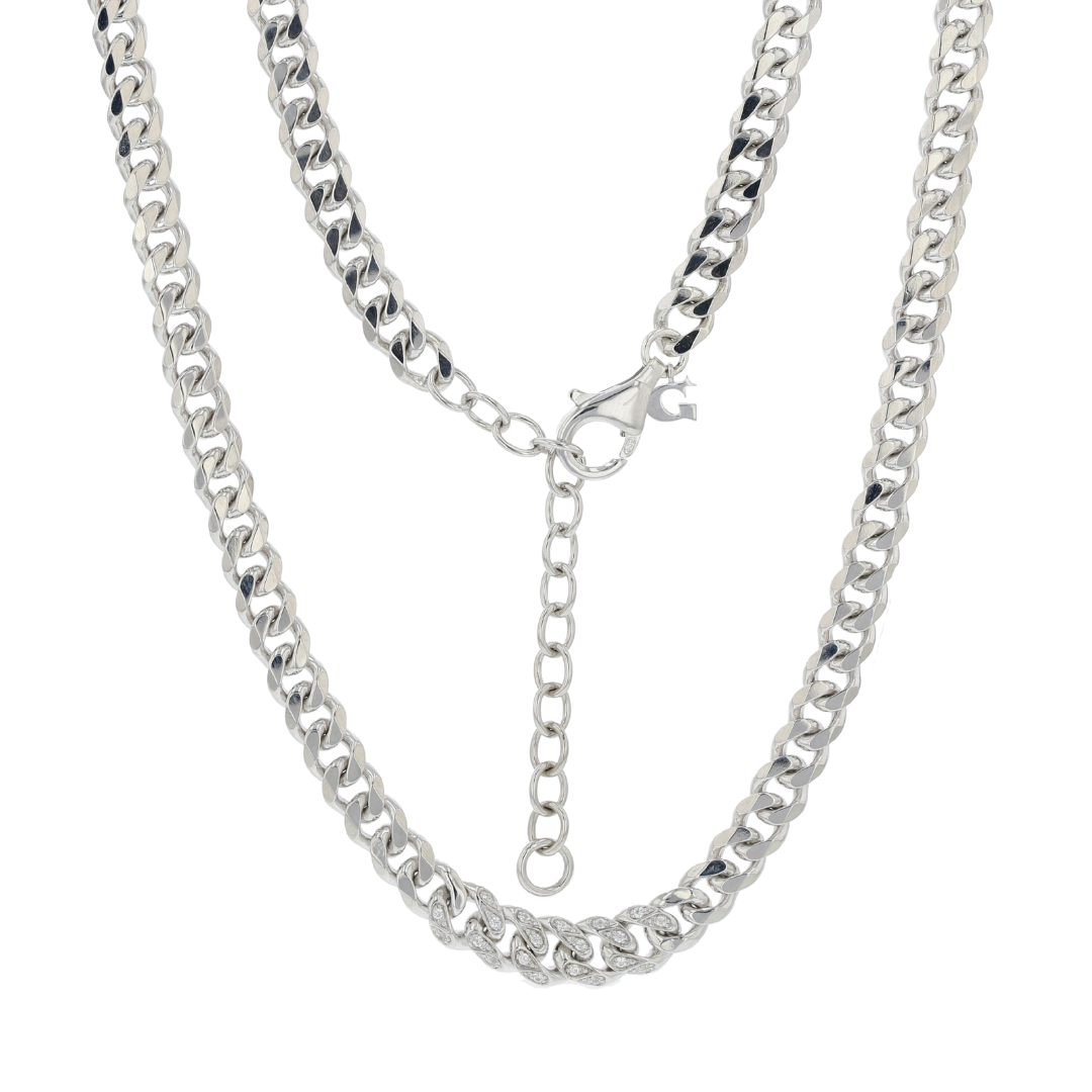 Curb Diamond Necklace