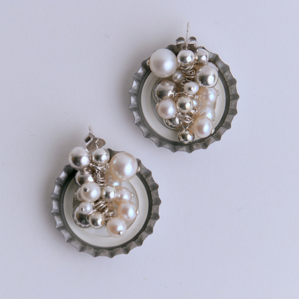 Grape Drop Earrings