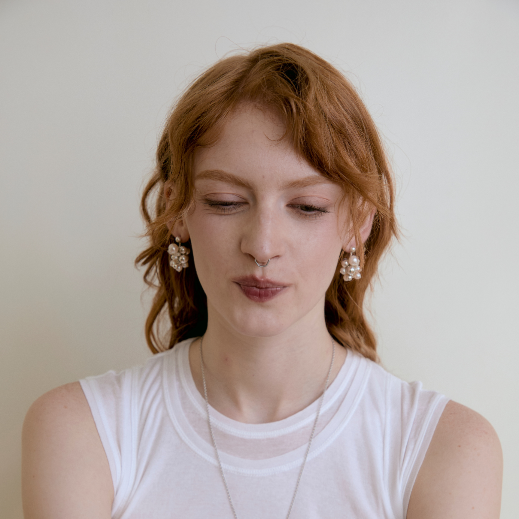 Grape Drop Earrings
