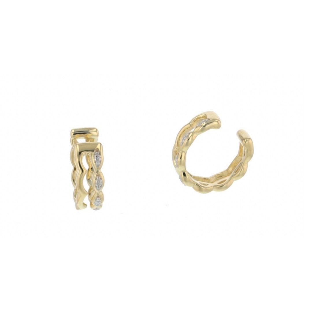 Two Row Mq Ear Cuff