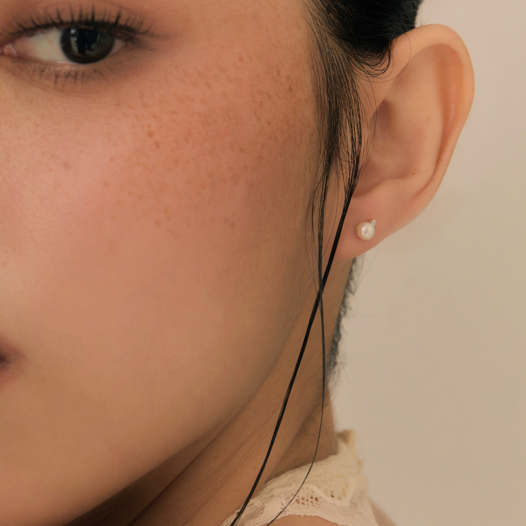 Pearl Diamond Piercing