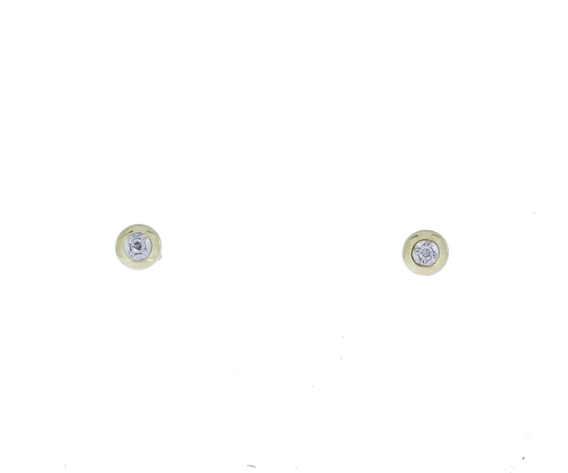 Small Round Diamond Stud