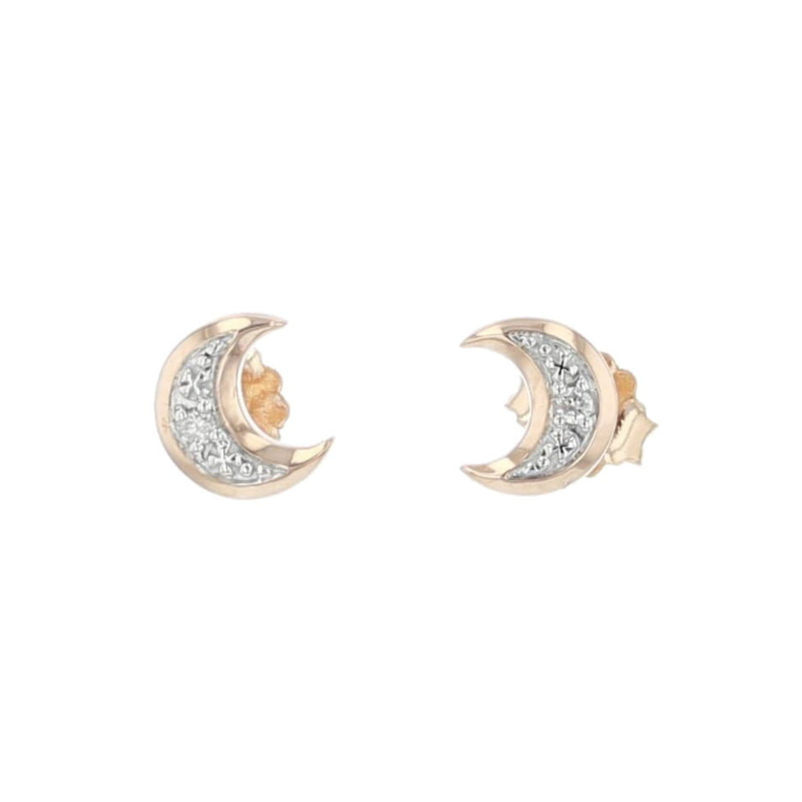 Moon Crescent Studs