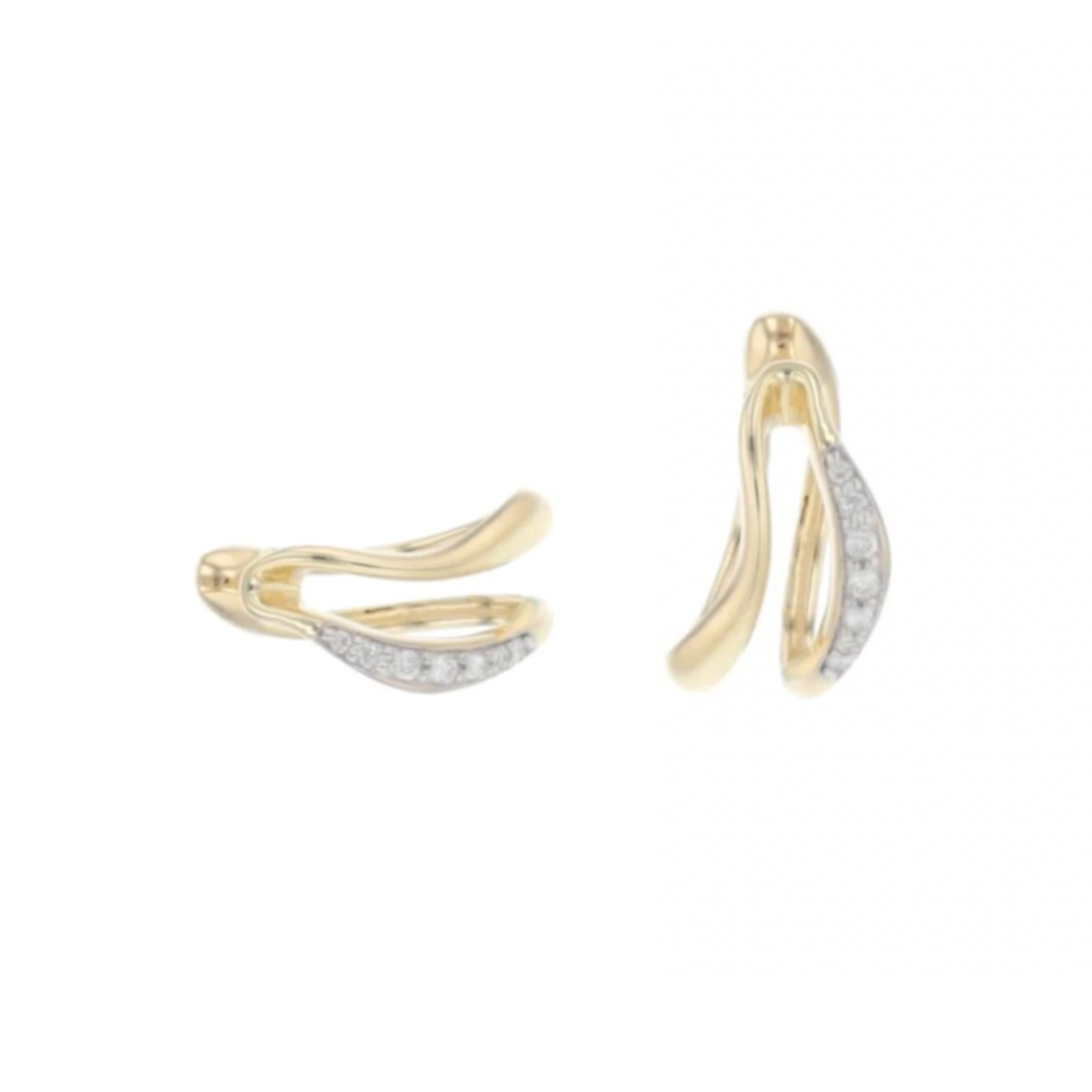 Two Row Puffy Ear Cuff