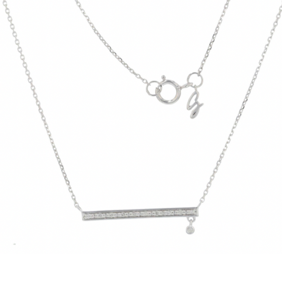 Diamond Bar Necklace