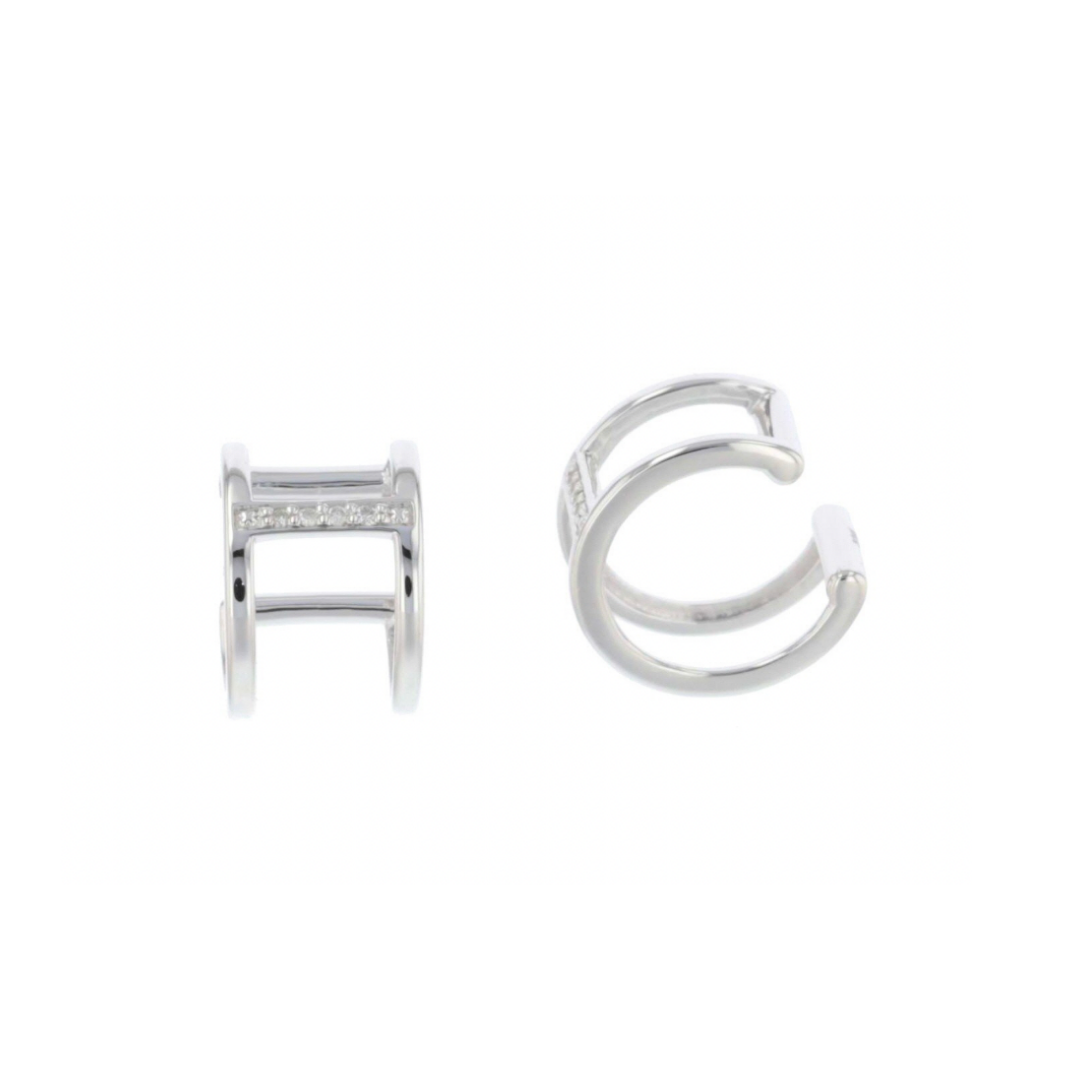 Two Row Diamond Bar Ear Cuff