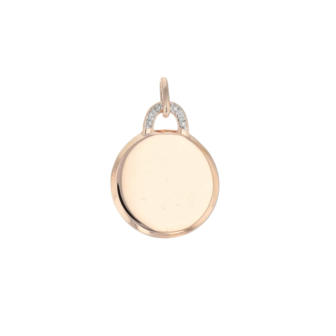 Engraved Circular Pendant