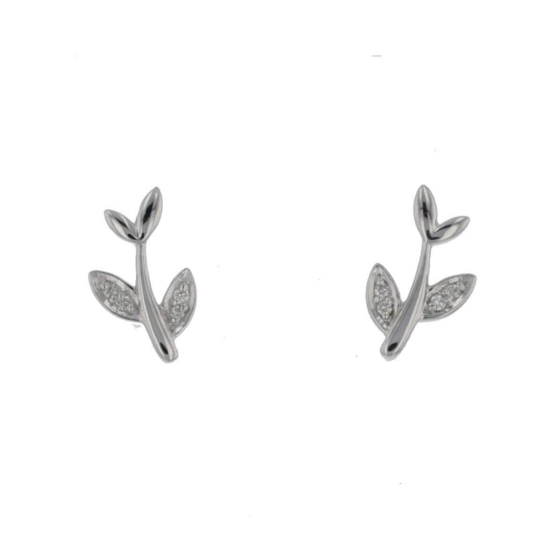 Small Leaves Stud